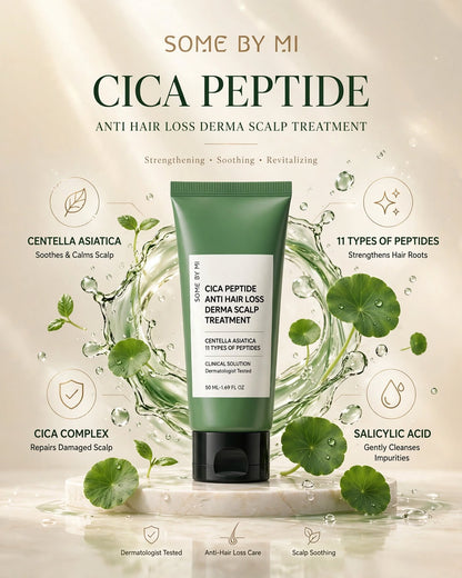 SOME BY MI Cica Peptide Anti Hair Loss Derma Scalp Treatment