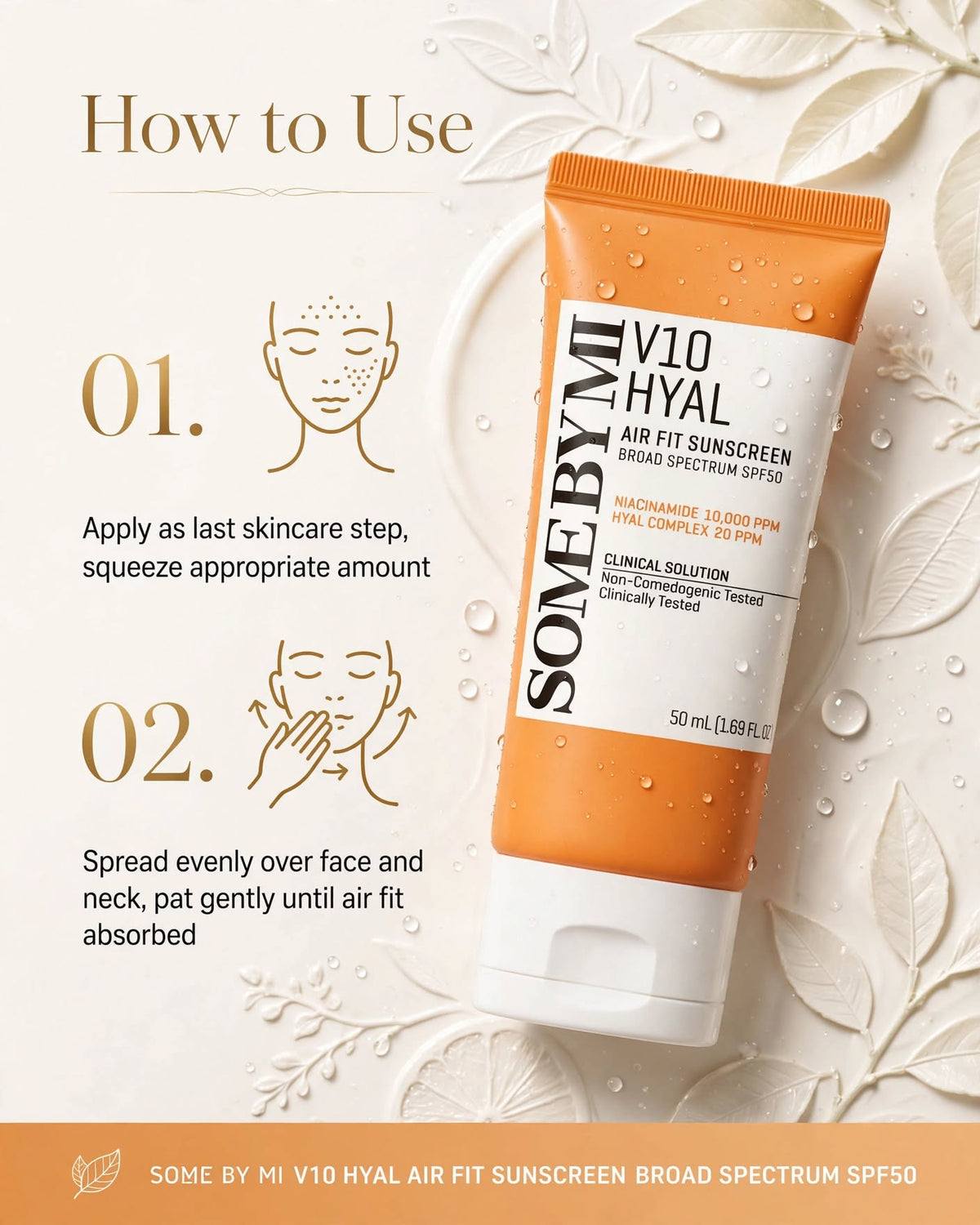 SOME BY MI V10 Hyal Air Fit Sun Screen Broad Spectrum