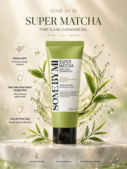 SOME BY MI Super Matcha Pore Clean Cleansing Gel