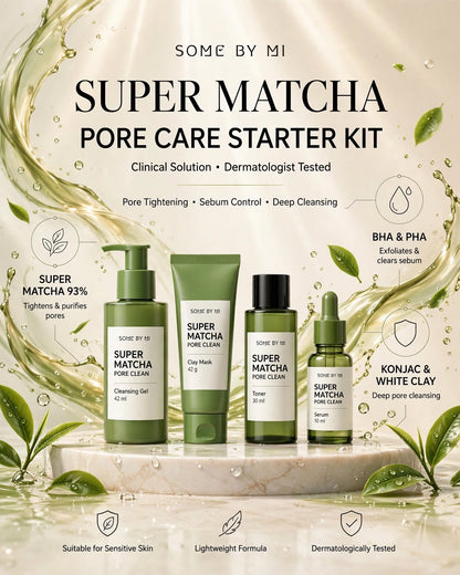 SOME BY MI Super Matcha Pore Care Starter Kit