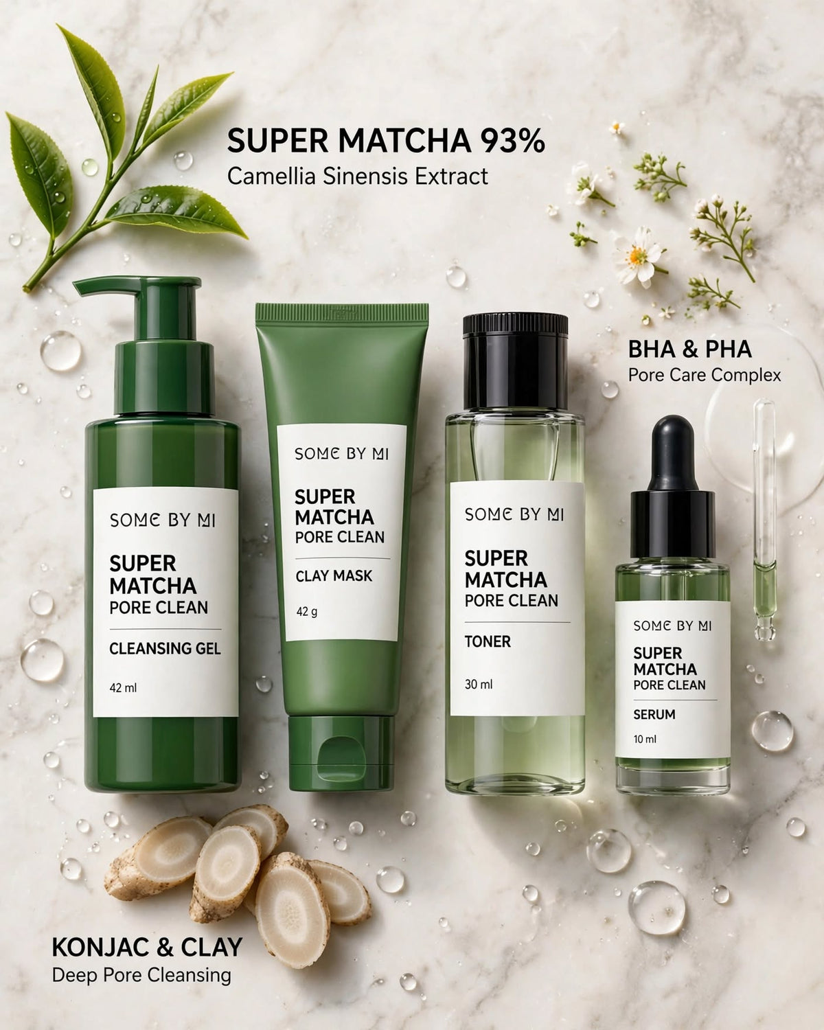SOME BY MI Super Matcha Pore Care Starter Kit