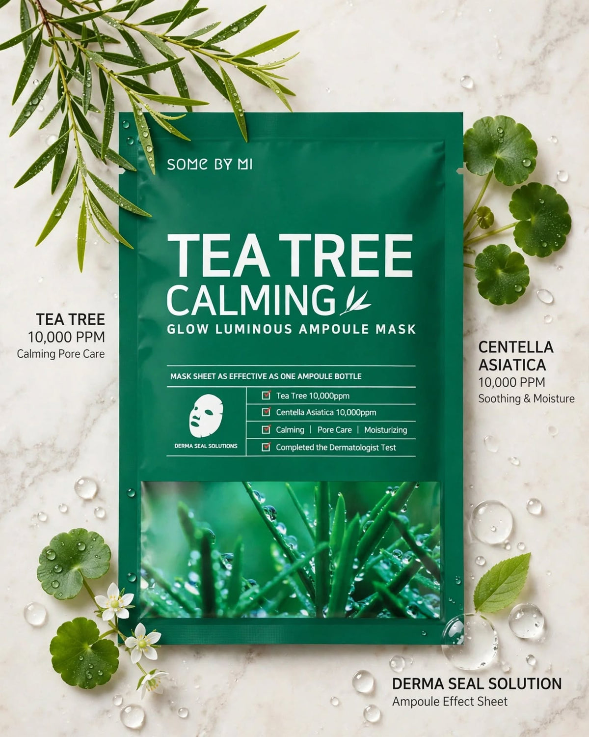 Some By Mi Tea Tree Calming Glow Luminous Ampoule Mask