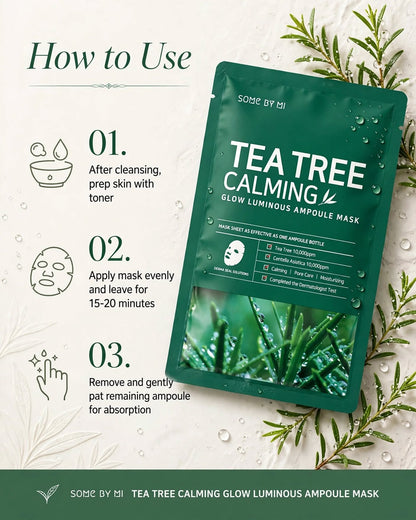 Some By Mi Tea Tree Calming Glow Luminous Ampoule Mask